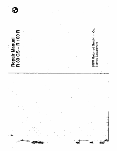 BMW  Motorrad Gmbh R 80GS Repair Manual - Wiring Diagram - Manuale Officina - Manual de Taller - pag. 168